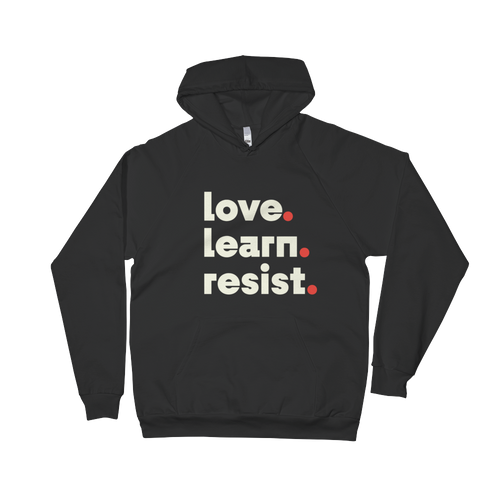Love Learn Resist hoodie